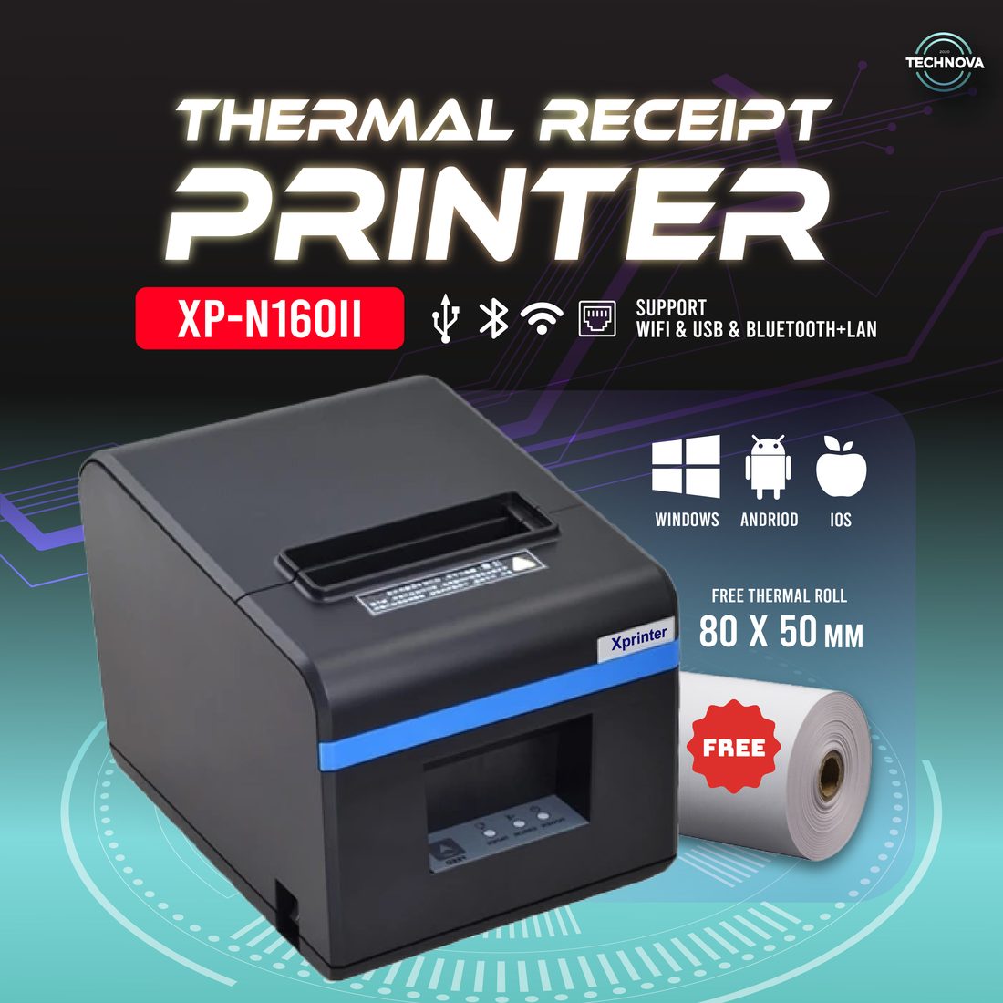 Technova XP-N160II thermal receipt printer