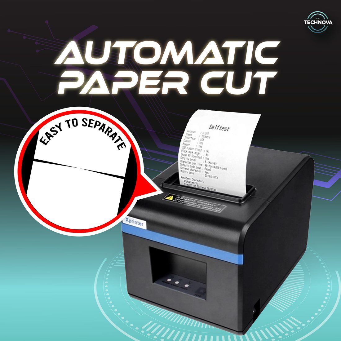 XP-N160II receipt printer high speed printing