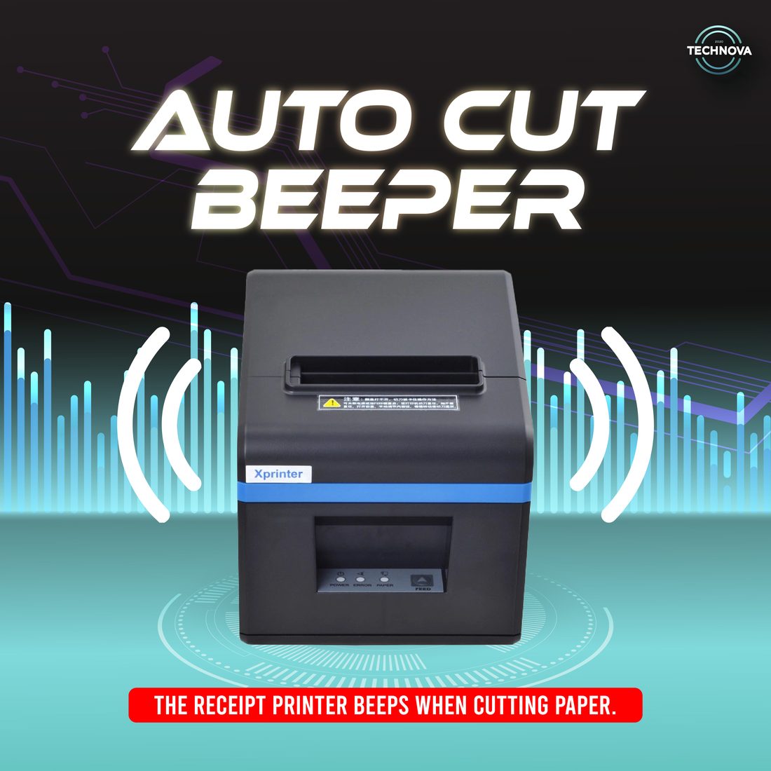 XP-N160II receipt printer automatic paper cut