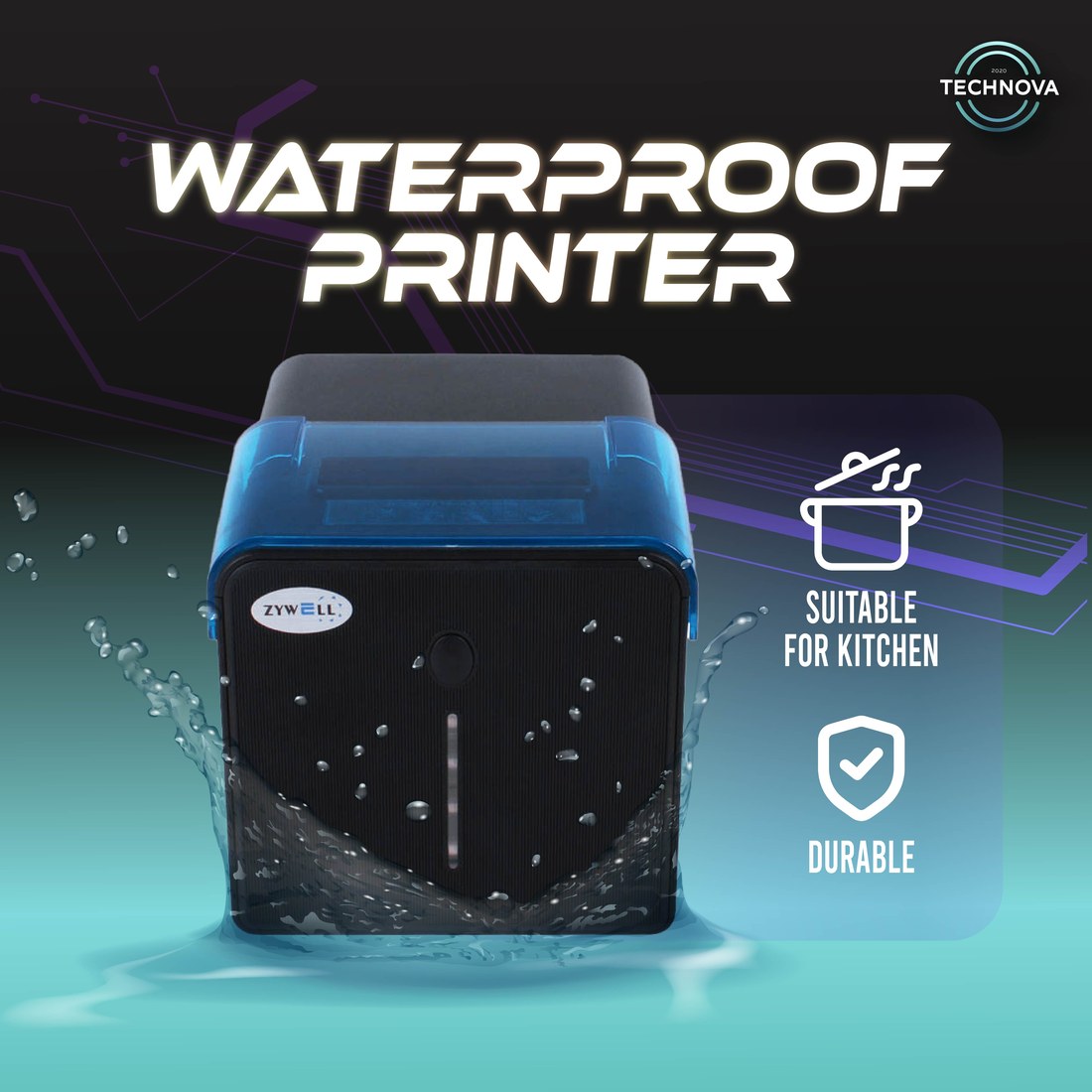 Technova ZY-905 waterproof thermal receipt printer