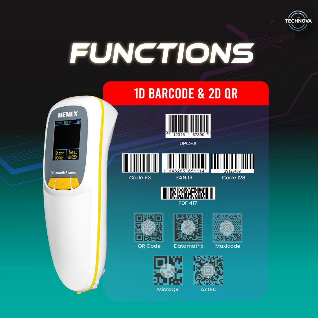 HENEX HC-300R scanner