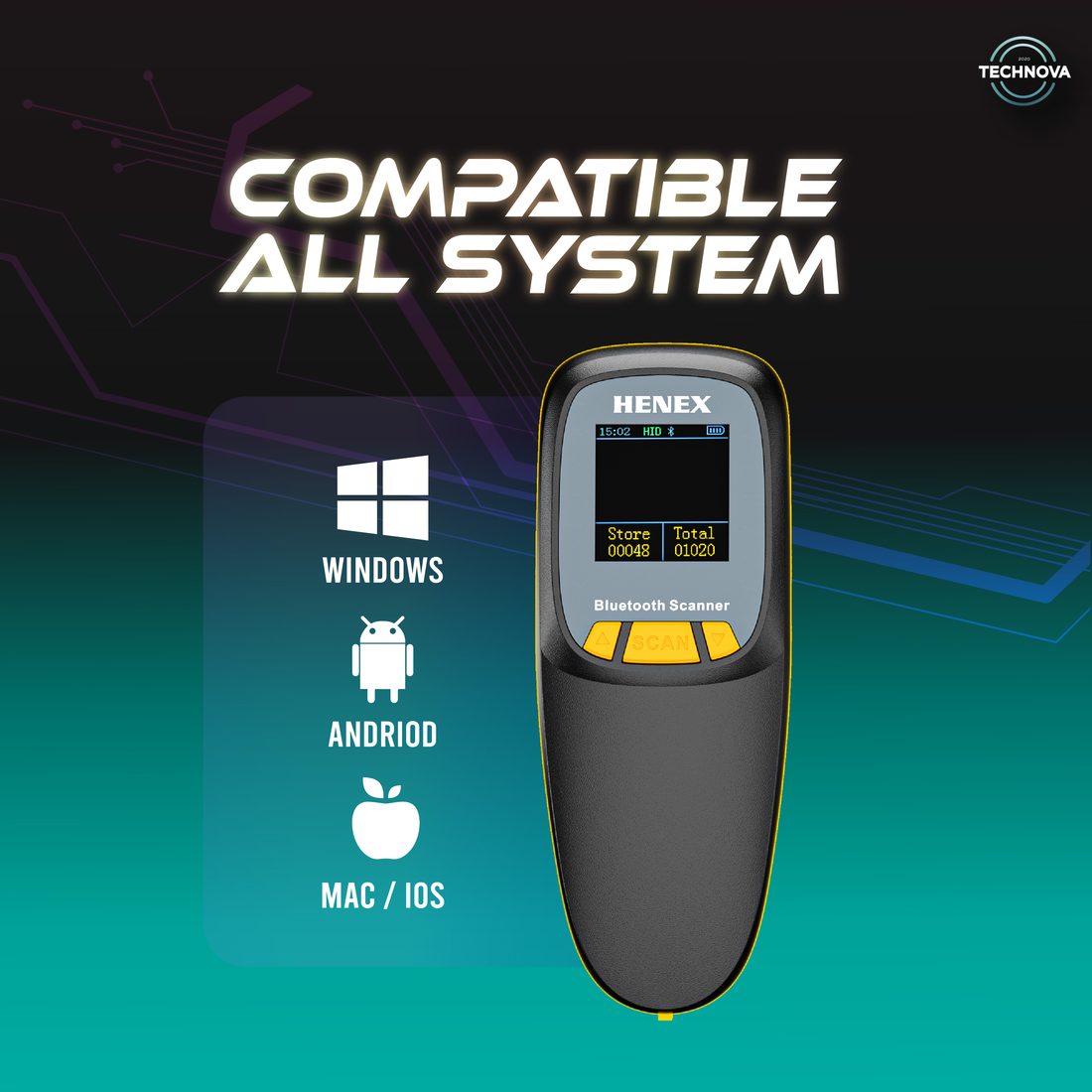 HENEX HC-300R scanner