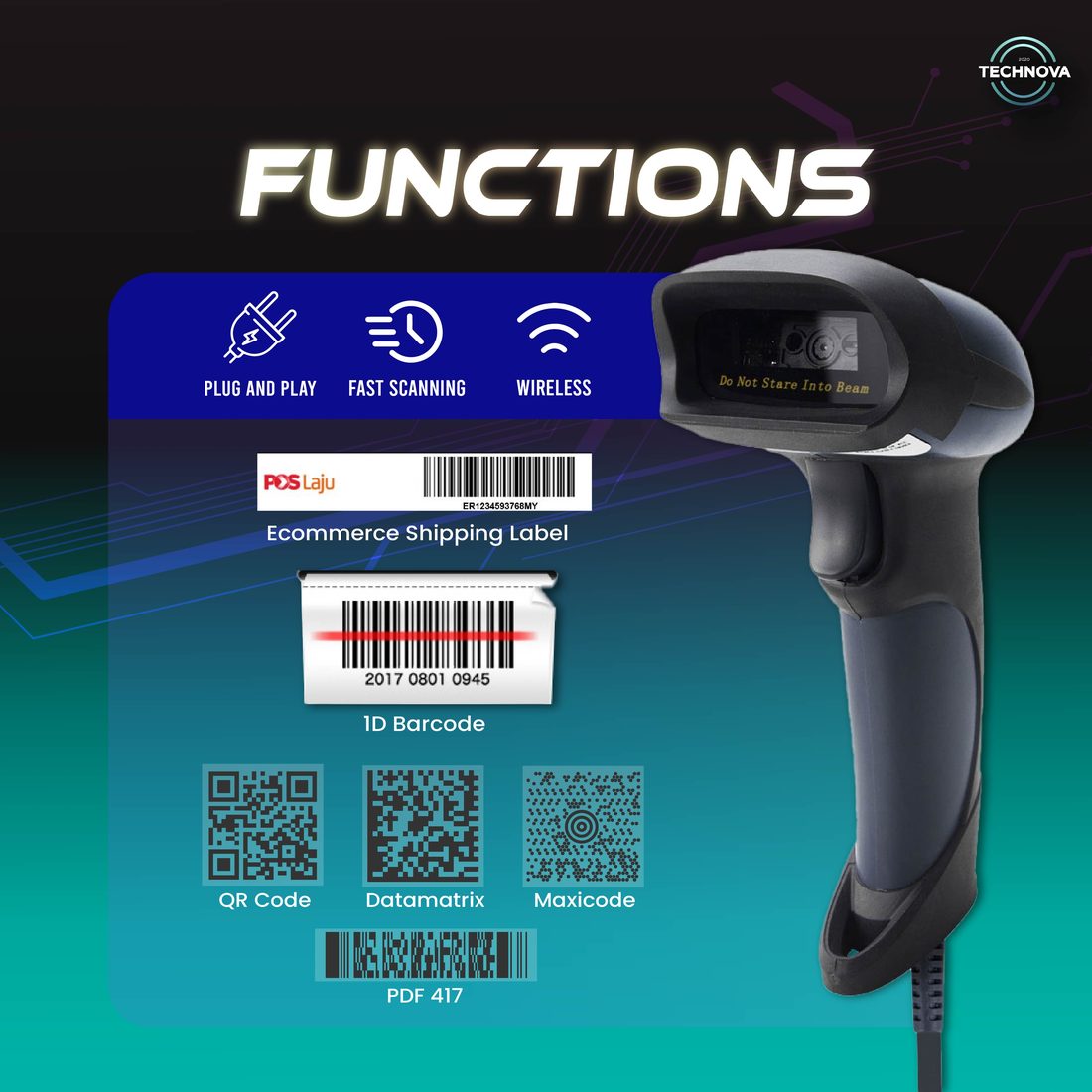NETUM M Series scanner functions: plug and play, fast scanning, wireless