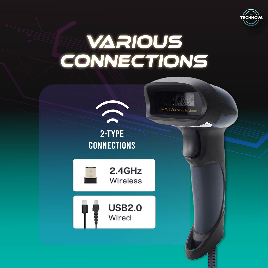 NETUM M Series scanner 2.4GHz wireless and USB2.0 wired connection options